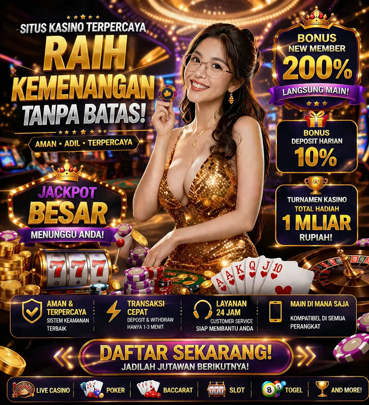 Roleta e blackjack 55g